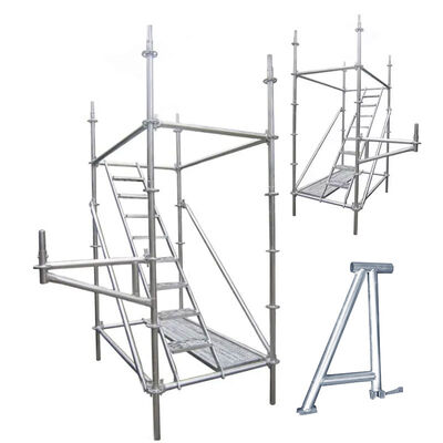 Commercial Q355 Steel Ringlock Standard with Long-lasting Hot-dipped Galvanized Coating and Ledger Length 0.73m-3.07m Scaffolding