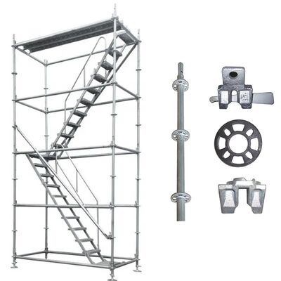EN12810 EN12811 Standard Ringlock Scaffolding Horizontal Load Capacity ≥15KN
