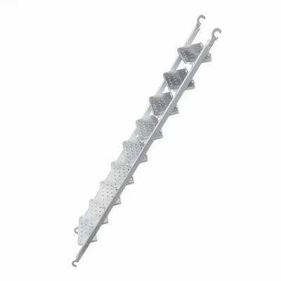 Q235150kg Load Capacity Scaffolding Mounting Ladders Step Width 50cm