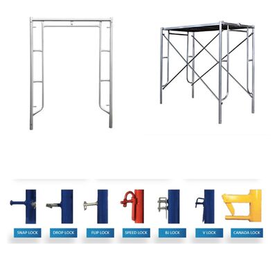 Mobile Rolling Q235 Q355 Powder Coated Metal Arch America Frame With Biljax Style Lock